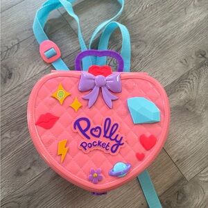 Polly Pocket Pink Heart-Shaped Carrying Case